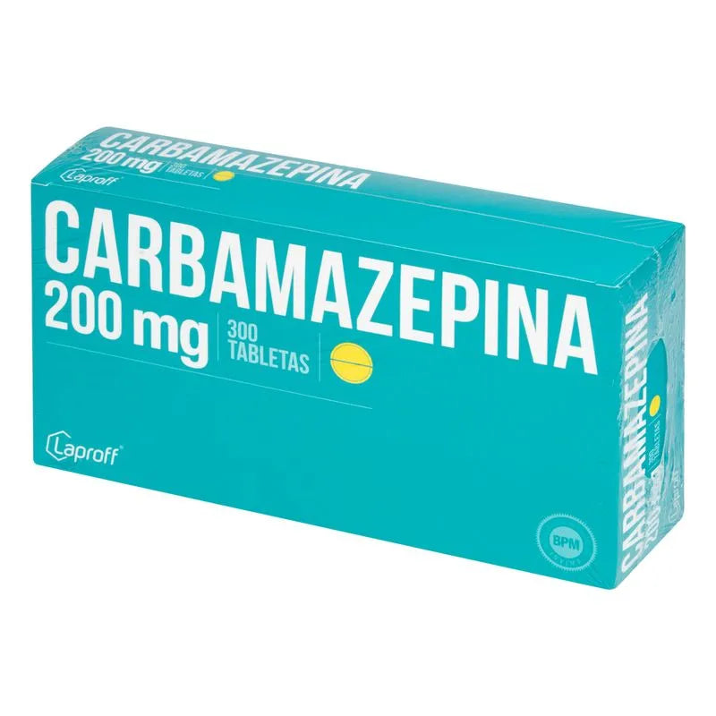 Carbamazepina 200 mg (300 tabletas)