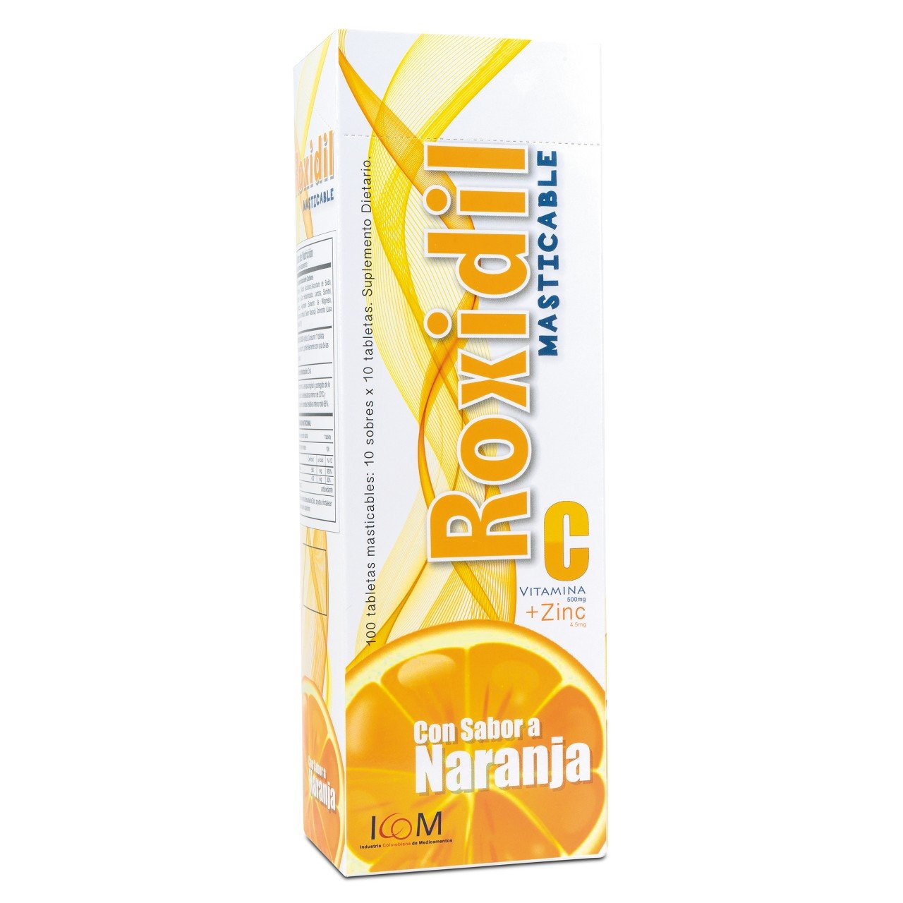 Roxidil Vitamina C 500 mg (100 tabletas masticables)