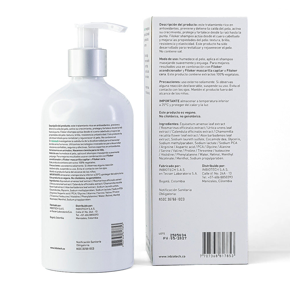 FILOKER SHAMPOO JUMBO 400 ml