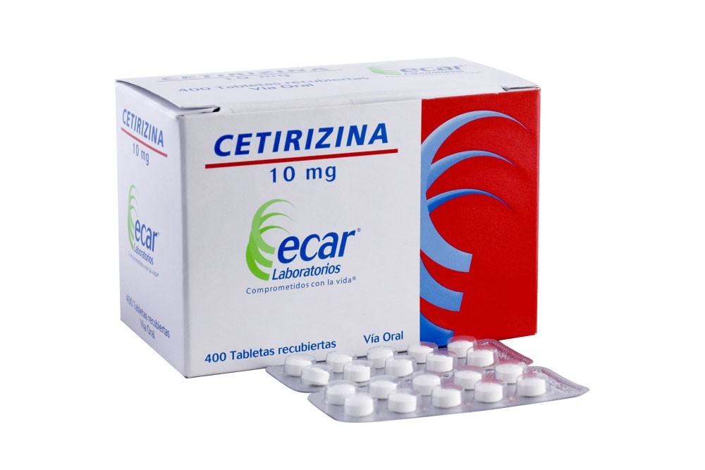 Cetirizina 10 mg (400 tabletas)